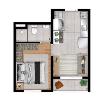 Imagem Imóvel com 2 Quartos à Venda, 42 m² em Brás - São Paulo Imagem Imóvel com 2 Quartos à Venda, 42 m² em Brás - São Paulo