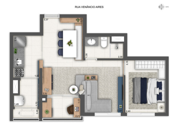Imagem Apartamento com 1 Quarto à Venda, 31 m² em Vila Pompéia - São Paulo Imagem Apartamento com 1 Quarto à Venda, 31 m² em Vila Pompéia - São Paulo