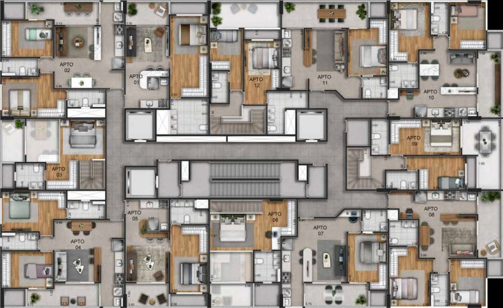 Imagem Apartamento com 2 Quartos à Venda, 71 m² em Park Lozandes - Goiânia