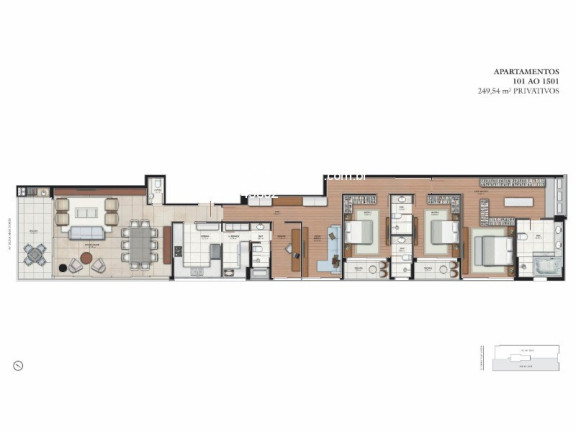 Imagem Apartamento com 3 Quartos à Venda, 249 m² em Beiramar - Florianopolis