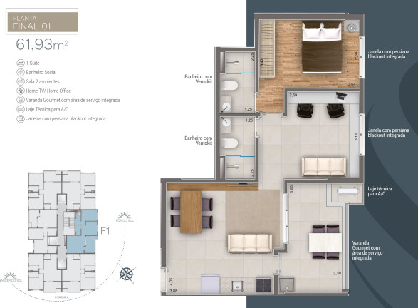 Imagem Imóvel com 1 Quarto à Venda, 61 m² em Vila Do Golfe - Ribeirão Preto Imagem Imóvel com 1 Quarto à Venda, 61 m² em Vila Do Golfe - Ribeirão Preto