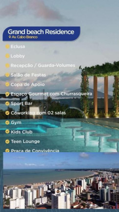 Apartamento com 3 Quartos à Venda, 136 m² em Tambaú - João Pessoa