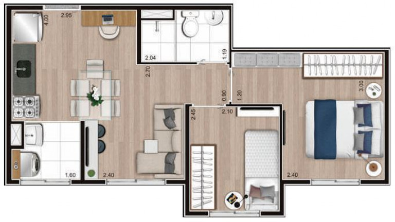 Imagem Apartamento com 2 Quartos à Venda, 35 m² em Pedreira - São Paulo