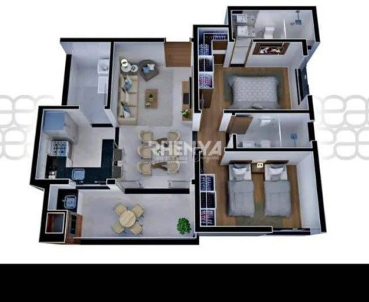 Imagem Apartamento com 2 Quartos à Venda, 80 m²