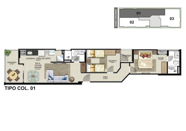 Imagem Imóvel com 2 Quartos à Venda, 56 m² em Praia Do Morro - Guarapari