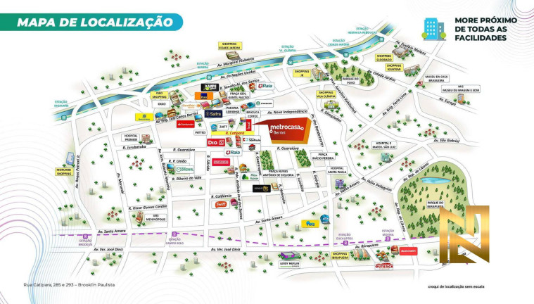 Imagem Apartamento à Venda, em Brooklin Paulista - São Paulo Imagem Apartamento à Venda, em Brooklin Paulista - São Paulo