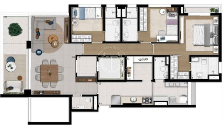 Imagem Apartamento com 2 Quartos à Venda, 127 m² em Jardim Paulista - São Paulo