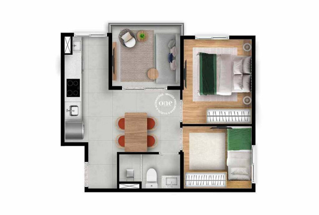 Apartamento com 2 Quartos à Venda, 37 m² em Vila Guarani (z Sul) - São Paulo