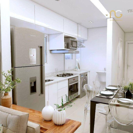 Imagem Apartamento com 1 Quarto à Venda, 39 m² em Vila Guilhermina - Praia Grande