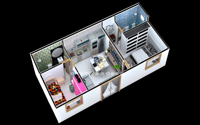 Imagem Flat com 1 Quarto à Venda, 45 m² em Coroa Vermelha - Santa Cruz Cabrália