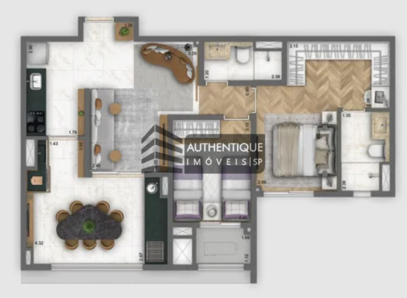 Imagem Apartamento com 2 Quartos à Venda, 82 m² em Mooca - São Paulo