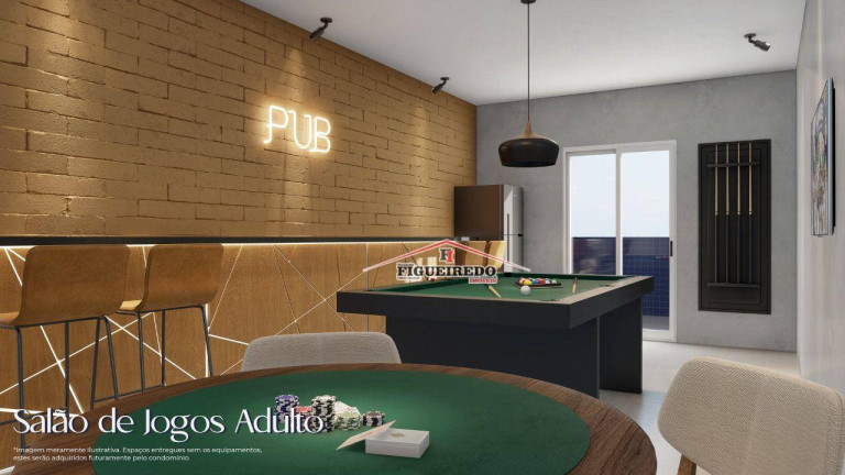 Apartamento com 2 Quartos à Venda, 61 m² em Guilhermina - Praia Grande
