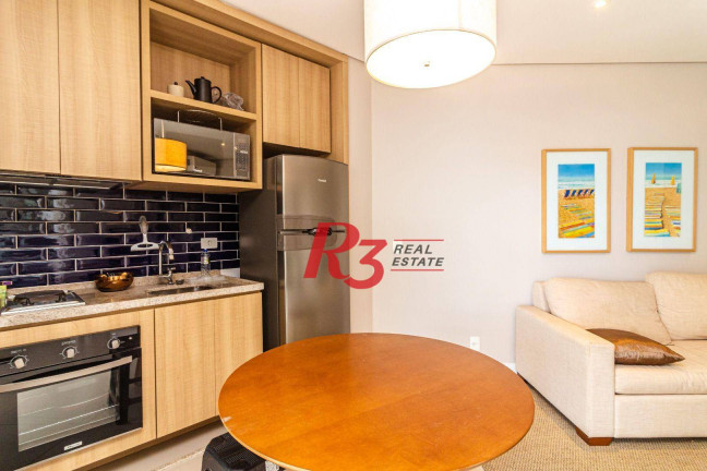 Imagem Apartamento com 1 Quarto para Alugar, 45 m² em Pompéia - Santos