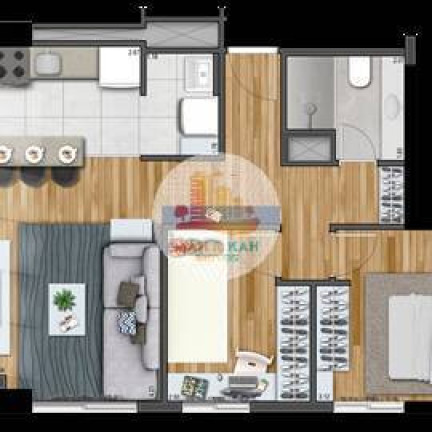 Imagem Apartamento com 2 Quartos à Venda, 64 m² em Gonzaga - Santos Imagem Apartamento com 2 Quartos à Venda, 64 m² em Gonzaga - Santos