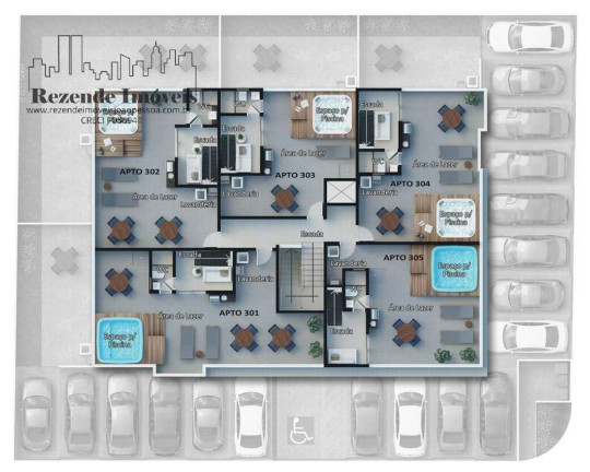 Imagem Cobertura com 3 Quartos à Venda, 118 m² em Bessa - João Pessoa Imagem Cobertura com 3 Quartos à Venda, 118 m² em Bessa - João Pessoa