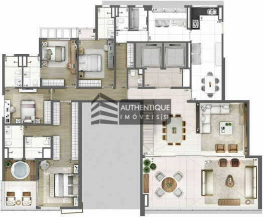 Imagem Apartamento com 4 Quartos à Venda, 343 m² em Vila Olímpia - São Paulo Imagem Apartamento com 4 Quartos à Venda, 343 m² em Vila Olímpia - São Paulo