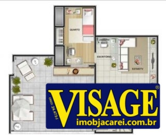 Imagem Apartamento com 3 Quartos à Venda, 124 m² em Vila Branca - Jacareí