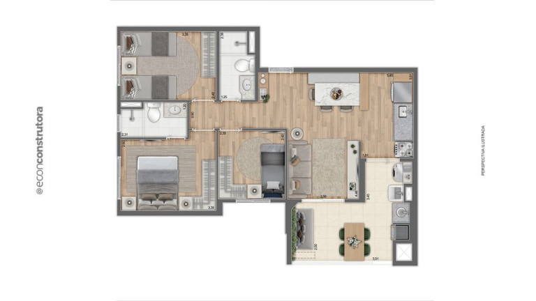 Imagem Apartamento com 3 Quartos à Venda, 69 m² em Vila Guilhermina - São Paulo