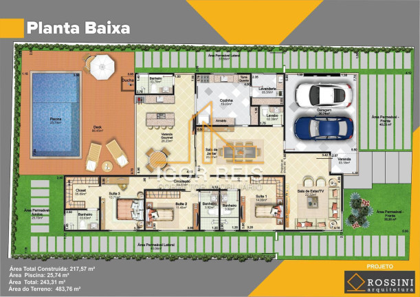 Imagem Casa de Condomínio com 3 Quartos à Venda, 483 m² em Donana - Campos Dos Goytacazes Imagem Casa de Condomínio com 3 Quartos à Venda, 483 m² em Donana - Campos Dos Goytacazes