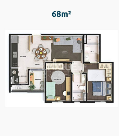 Imagem Apartamento com 2 Quartos à Venda, 68 m² em Jardim Do Lago - Jundiaí Imagem Apartamento com 2 Quartos à Venda, 68 m² em Jardim Do Lago - Jundiaí