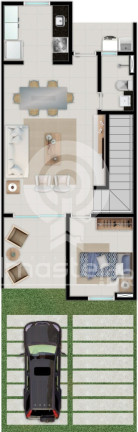 Imagem Casa com 3 Quartos à Venda, 97 m² em Jacunda - Aquiraz