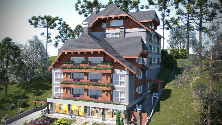 Imagem Apartamento com 1 Quarto à Venda, 75 m² em Lagos Do Bosque - Gramado Imagem Apartamento com 1 Quarto à Venda, 75 m² em Lagos Do Bosque - Gramado
