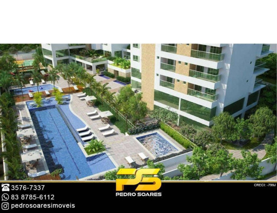 Imagem Apartamento com 4 Quartos à Venda, 265 m² em Altiplano Cabo Branco - João Pessoa