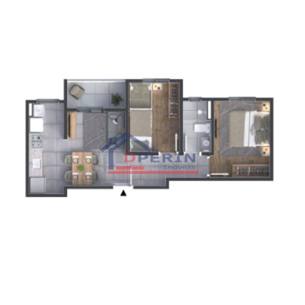 Imagem Apartamento com 2 Quartos à Venda, 45 m² em Recreio São Judas Tadeu - São Carlos