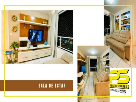 Imagem Apartamento com 3 Quartos à Venda, 82 m² em Miramar - João Pessoa Imagem Apartamento com 3 Quartos à Venda, 82 m² em Miramar - João Pessoa