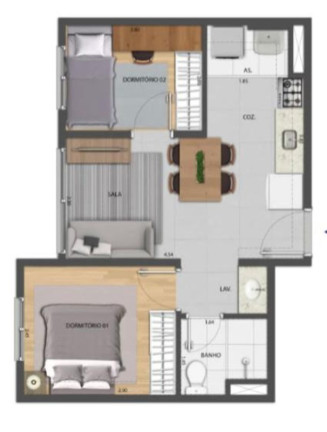Imagem Imóvel com 2 Quartos à Venda, 35 m² em Várzea Da Barra Funda - São Paulo Imagem Imóvel com 2 Quartos à Venda, 35 m² em Várzea Da Barra Funda - São Paulo