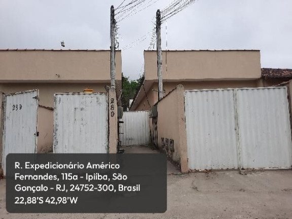 Casa com 1 Quarto à Venda, 36 m² em Ipiíba - São Gonçalo
