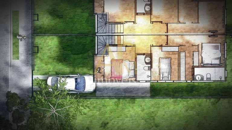 Imagem Casa com 3 Quartos à Venda, 100 m² em Barra Do Aririú - Palhoça