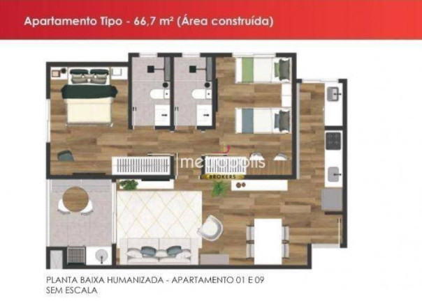 Imagem Apartamento com 2 Quartos à Venda, 58 m² em Osvaldo Cruz - São Caetano Do Sul