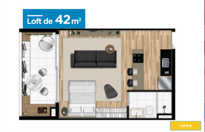 Imagem Imóvel com 1 Quarto à Venda, 47 m² em Campo Belo - São Paulo