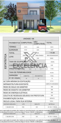 Imagem Sobrado com 3 Quartos à Venda, 120 m² em Costeira - São José Dos Pinhais