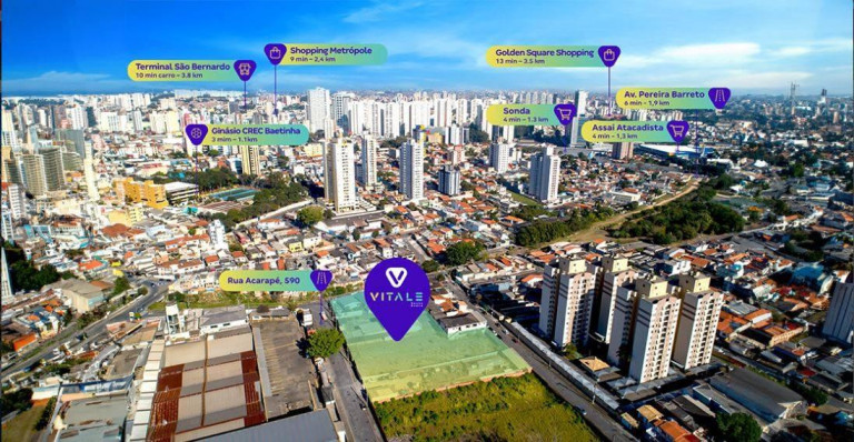 Imagem Apartamento com 2 Quartos à Venda, 32 m²