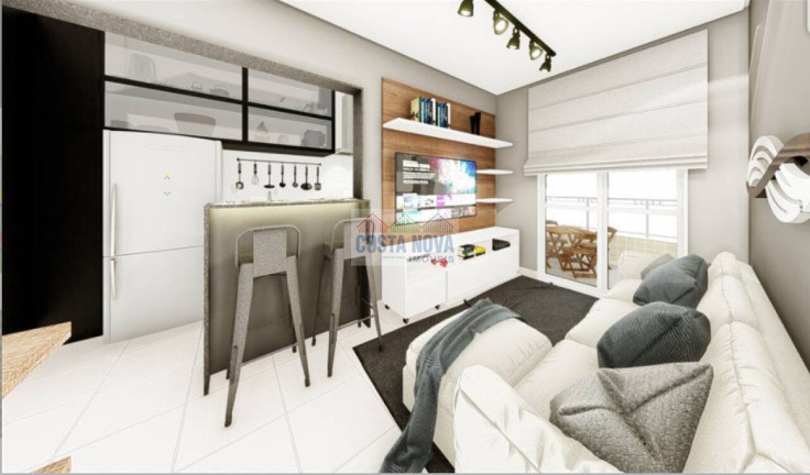 Imagem Apartamento com 2 Quartos à Venda, 59 m² em Caiçara - Praia Grande