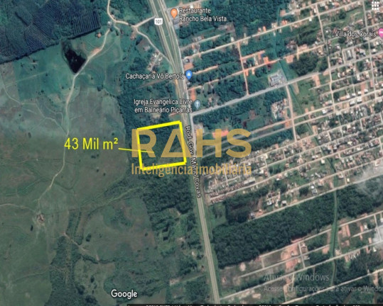 Imagem Terreno à Venda, 40.223 m² em Br101 - Balneário Piçarras Imagem Terreno à Venda, 40.223 m² em Br101 - Balneário Piçarras
