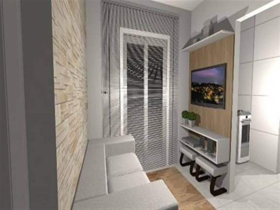 Imagem Apartamento com 1 Quarto à Venda, 35 m² em Aviação - Praia Grande