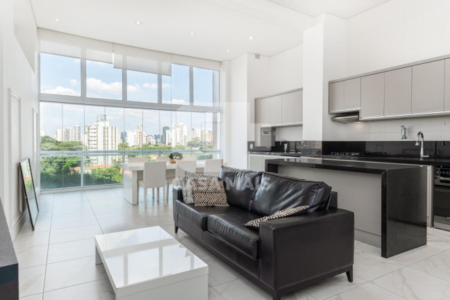 Imagem Apartamento com 1 Quarto para Alugar, 85 m² em Brooklin Paulista - São Paulo Imagem Apartamento com 1 Quarto para Alugar, 85 m² em Brooklin Paulista - São Paulo