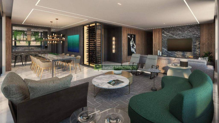 Imagem Apartamento com 2 Quartos à Venda, 125 m² em Champagnat - Curitiba