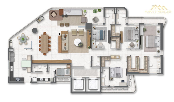 Imagem Apartamento à Venda, 174 m² em Aldeota - Fortaleza Imagem Apartamento à Venda, 174 m² em Aldeota - Fortaleza