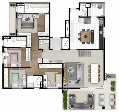 Imagem Cobertura com 3 Quartos à Venda, 241 m² em Perdizes - São Paulo