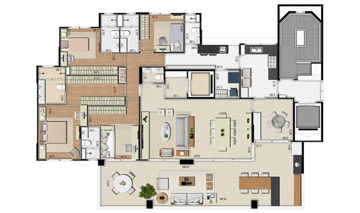 Imagem Apartamento com 4 Quartos à Venda, 225 m² em água Branca - São Paulo