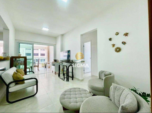 Apartamento com 3 Quartos à Venda, 96 m² em Jardim Astúrias - Guarujá