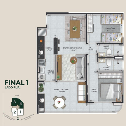 Imagem Apartamento com 2 Quartos à Venda, 72 m² em Caiçara - Praia Grande Imagem Apartamento com 2 Quartos à Venda, 72 m² em Caiçara - Praia Grande