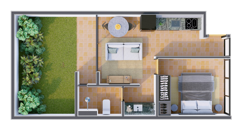 Imagem Apartamento com 1 Quarto à Venda, 34 m² em Brooklin Novo - São Paulo Imagem Apartamento com 1 Quarto à Venda, 34 m² em Brooklin Novo - São Paulo