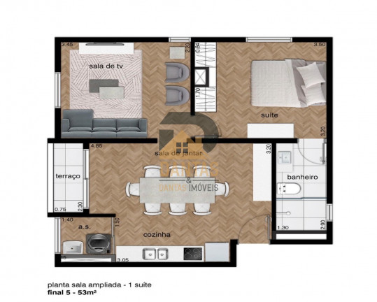 Imagem Imóvel com 2 Quartos à Venda, 60 m² em São Luiz - Itu