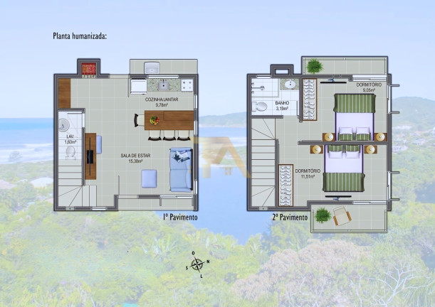 Imagem Imóvel com 2 Quartos à Venda, em Campo Duna - Garopaba Imagem Imóvel com 2 Quartos à Venda, em Campo Duna - Garopaba