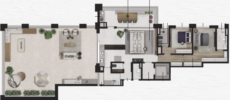 Imagem Apartamento com 2 Quartos à Venda, 135 m² em Itaim Bibi - São Paulo Imagem Apartamento com 2 Quartos à Venda, 135 m² em Itaim Bibi - São Paulo